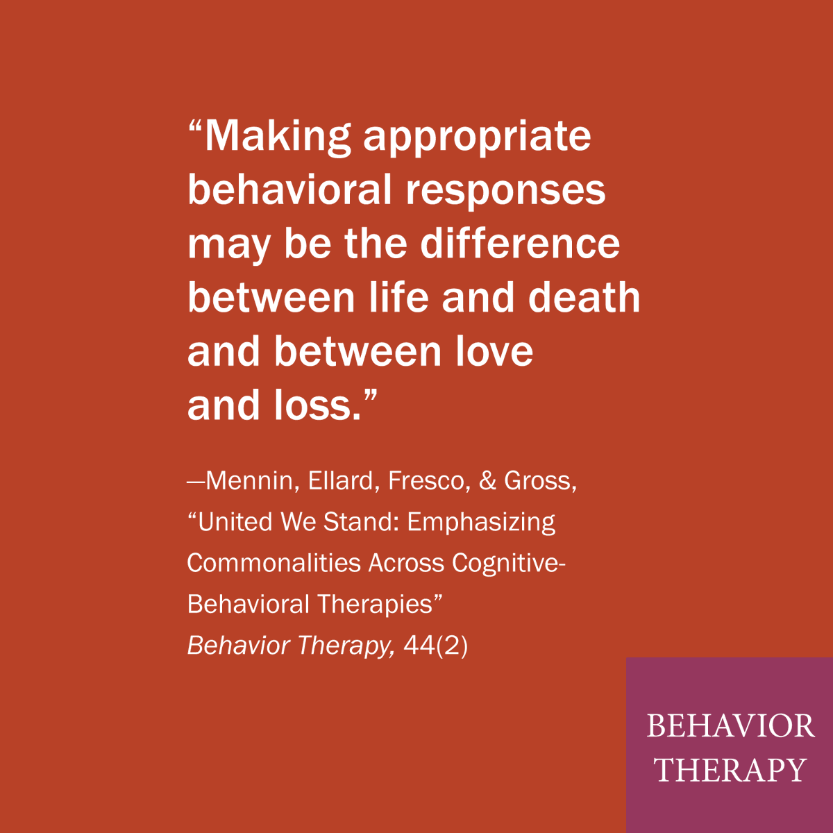 Association for Behavioral and Cognitive Therapies tweet media