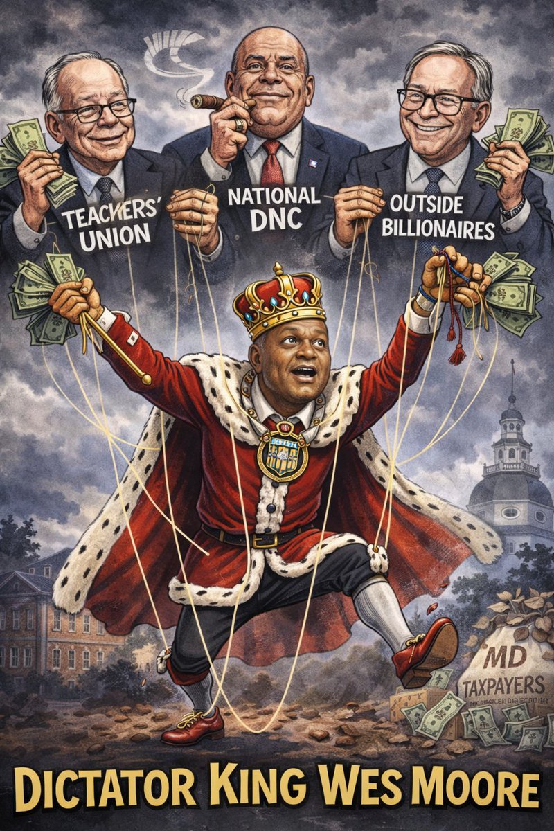 MDBayNews's tweet image. Don't attack the @GovWesMoore and @mddems machine, or they will come after you. Especially reporters. #NoKings