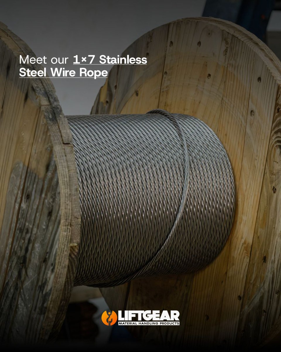 Liftgearusa's tweet image. Wire rope, ready to cut to whatever length you need. Available on Litftgear.com

#rigging #WireRope #LIFTGEAR