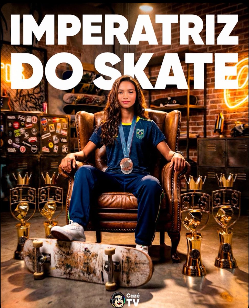 Eles até tentam diminuir a mulher foda que você é, mas nunca conseguirão. É por isso que a rainha do skate se chama Rayssa Leal.