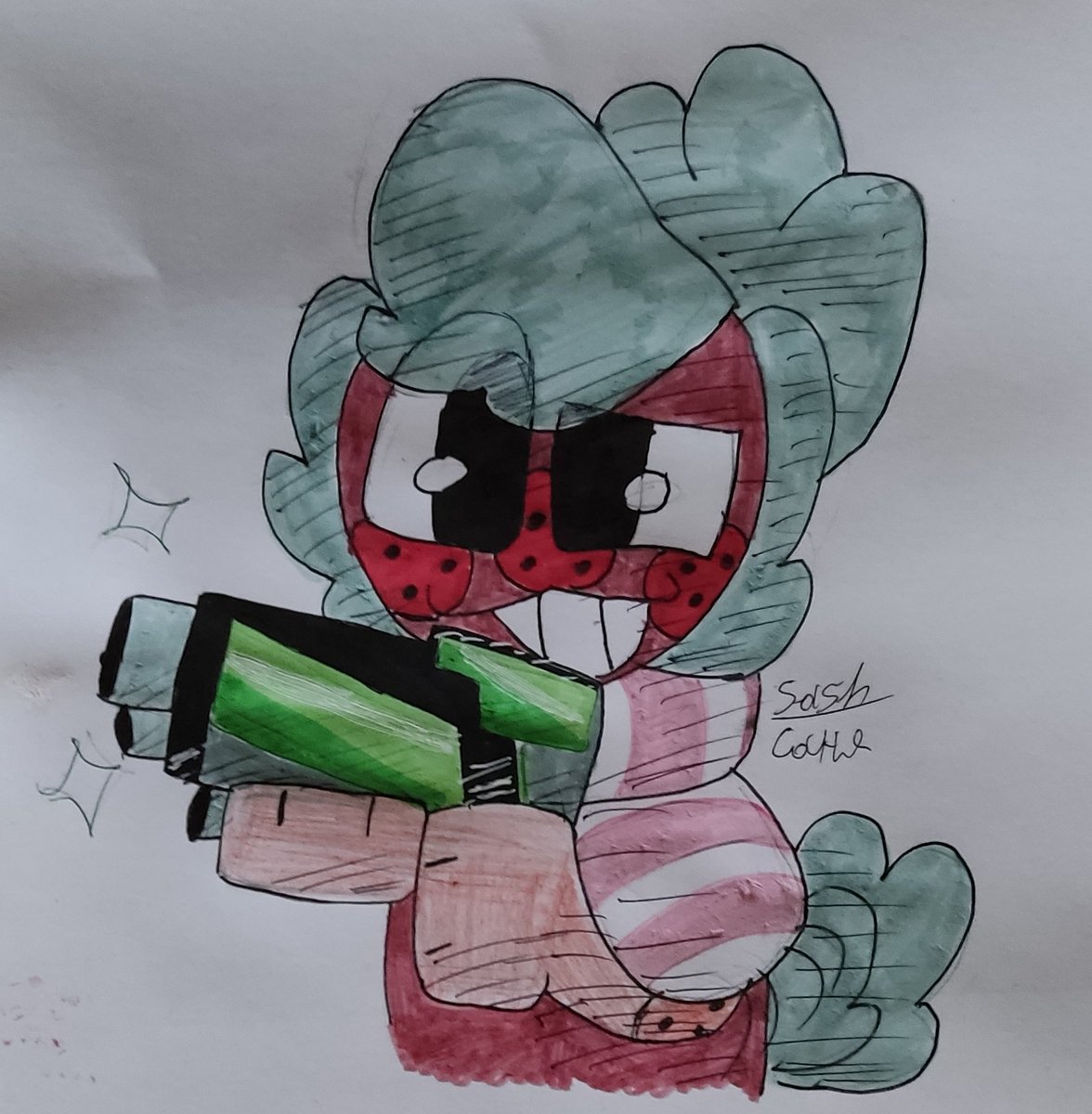SashD4Cat's tweet photo. Sprout with healing gun from sewh because I've been getting into it recently
#dw #dandysworld #sprout #sproutdw #dwsprout #sproutdandysworld #dandysworldsprout https://t.co/P4aUyqSo0z