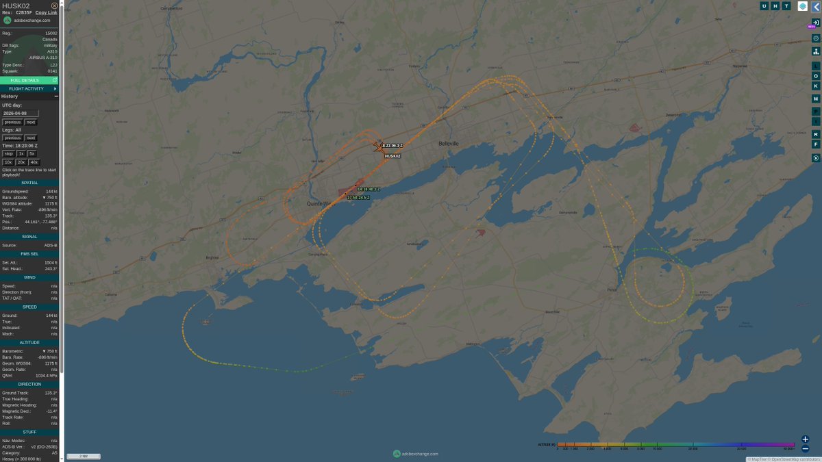 steffanwatkins's tweet photo. ๐จ๐ฆ What's the story with #RCAF CC-150 Polaris 15002 #C2B35F? I thought they'd parted it out to keep 15004 and 15005 flying until the new tankers are finally ready?
https://t.co/y0bwvkHJ4F #8WingTrenton https://t.co/lD0f7FVc1f