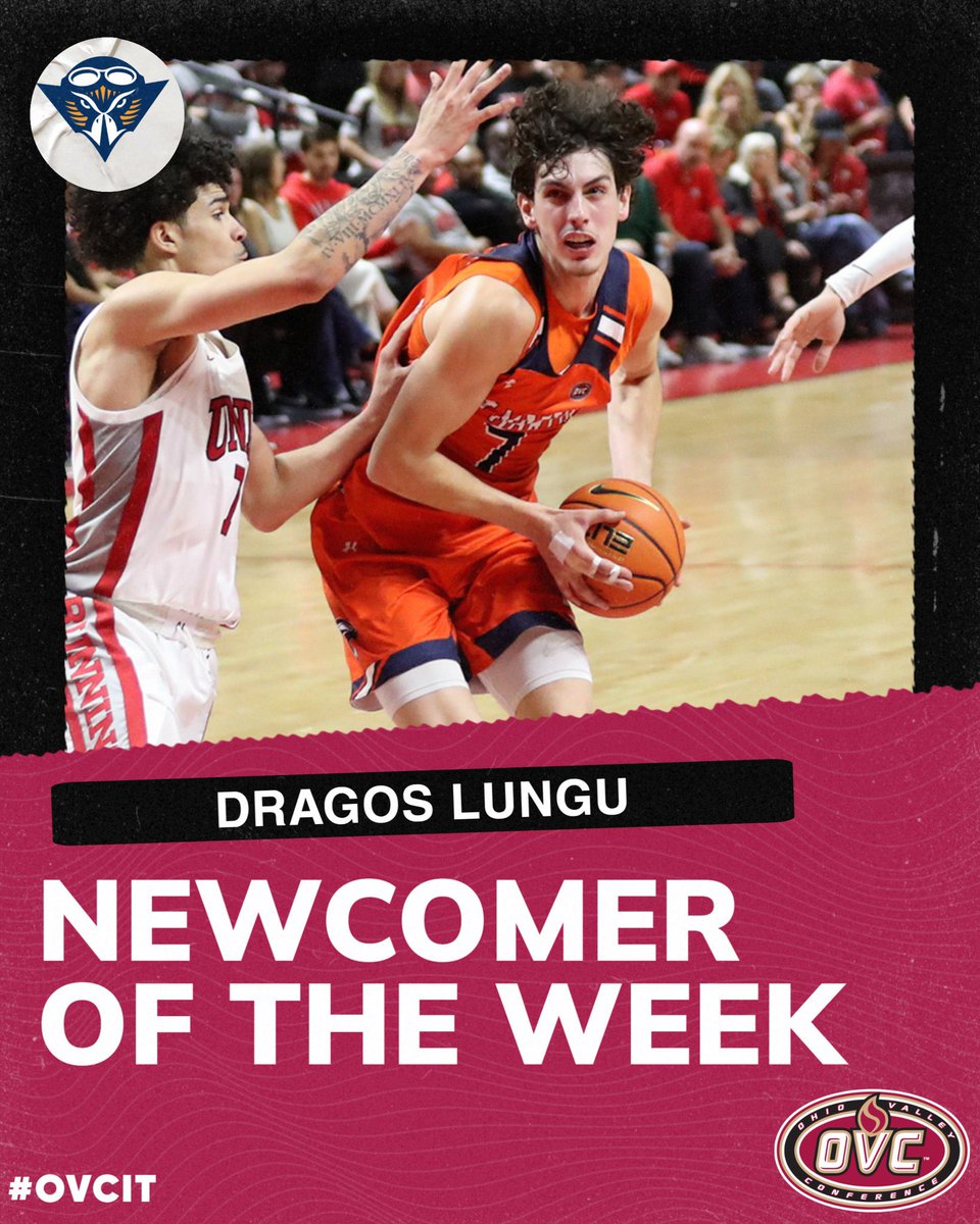 PDTScouting's tweet photo. NEWS: Ut Martin’s Dragos Lungu will enter the transfer portal, his agent Carles Foz tells me. 

The 6'6 Romanian PG averaged 13.8 points, 5.3 rebounds and 2.8 assists per game during his sophomore season. 

Missed most of this season due to injuries, but the 6’6 guard has a strong combination of ball-skills, playmaking and athleticism at the PG spot.