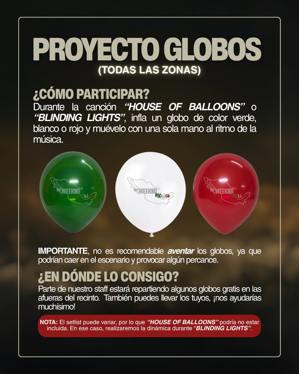 The Weeknd México tweet media