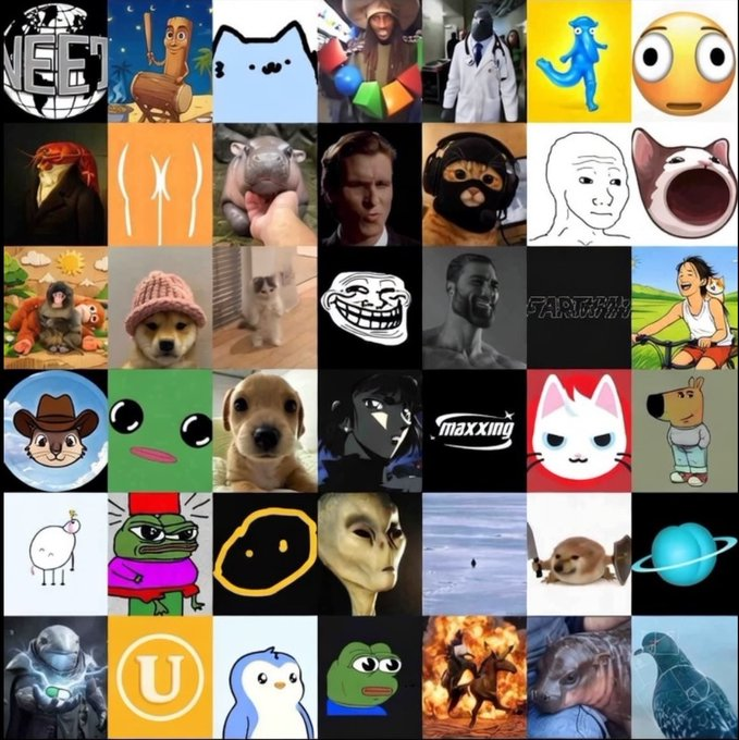 rutradebtc's tweet image. Do you think any of these memes can ever reach a billion-dollar market cap again?

$FARTCOIN
$POPCAT
$PNUT
#SPX6900
$MOG
$BRETT
$WIF
$TRUMP
$BONK
$FLOKI