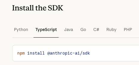 imagine owning a package installer and not referencing it in your own docs