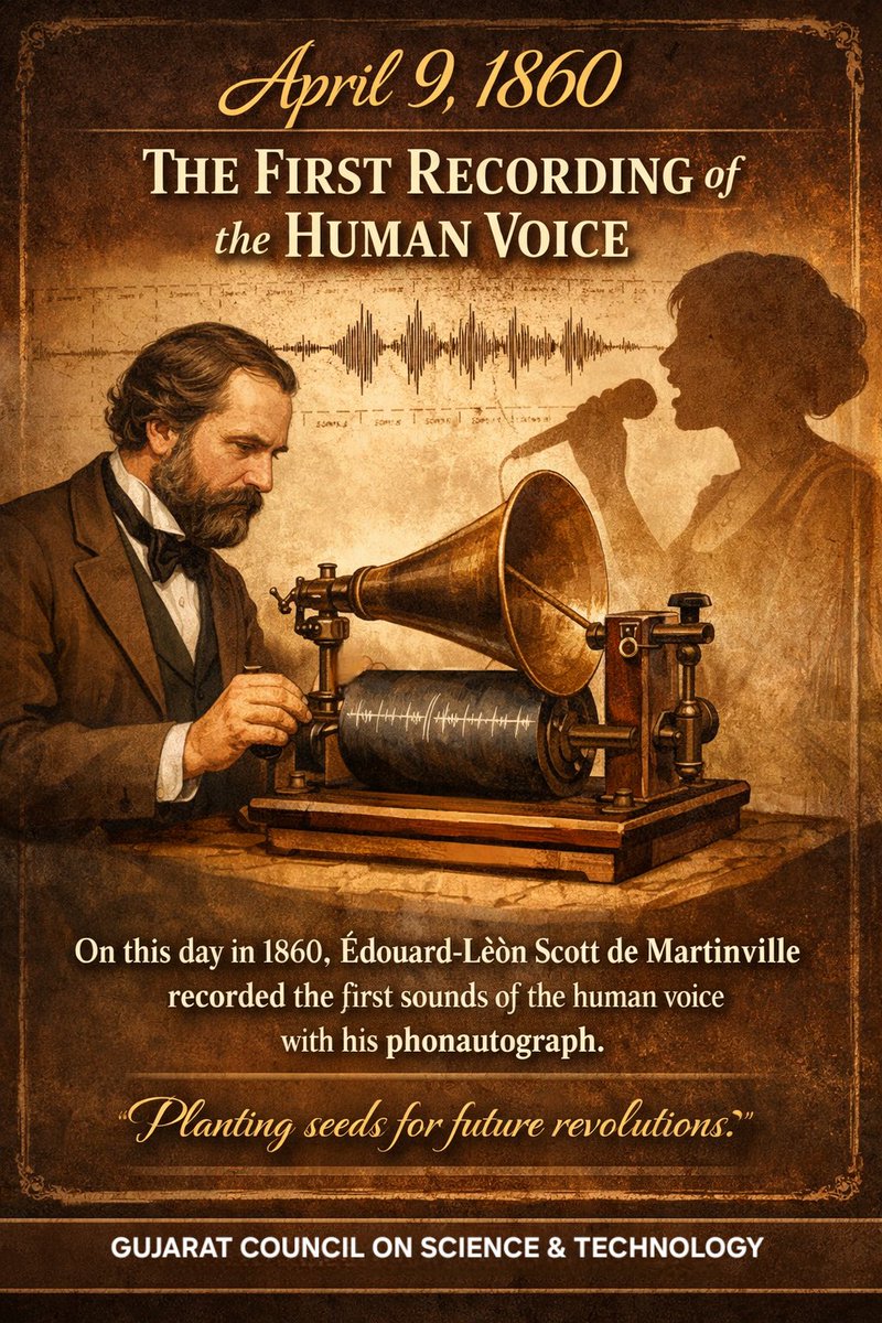 First Sound April 9 marks a powerful moment in the story of discovery! On this day ...