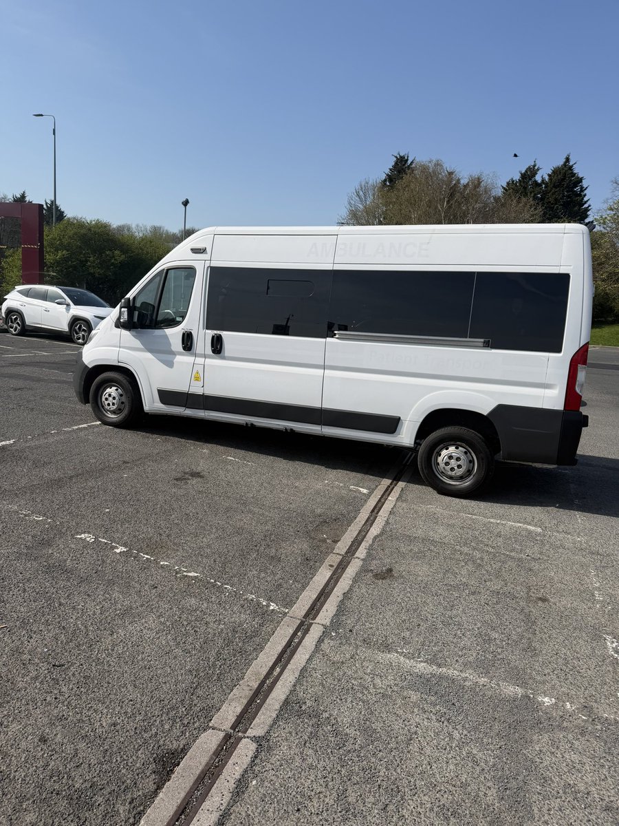 kevincrout's tweet photo. So today we brought an ex patient ambulance which we will be converting into a camper van. Away days next season will be fun. https://t.co/dLEB6e5Xxl