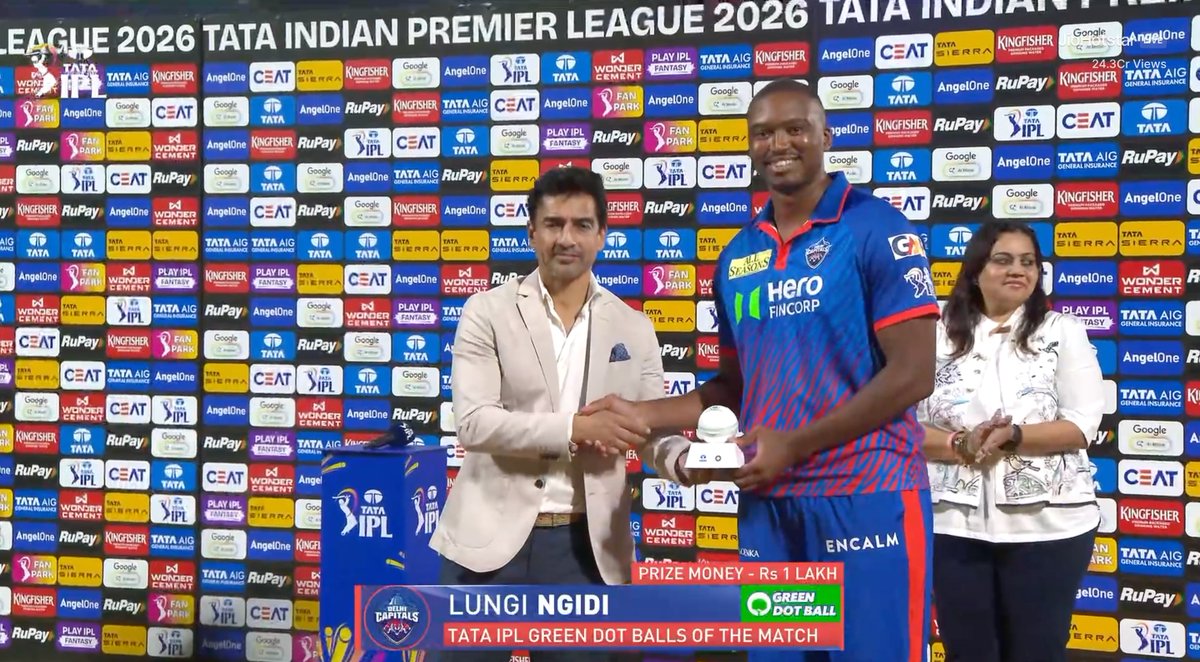 TATA IPL GREEN DOT BALLS OF THE MATCH
#DCvsGT #IPL2026