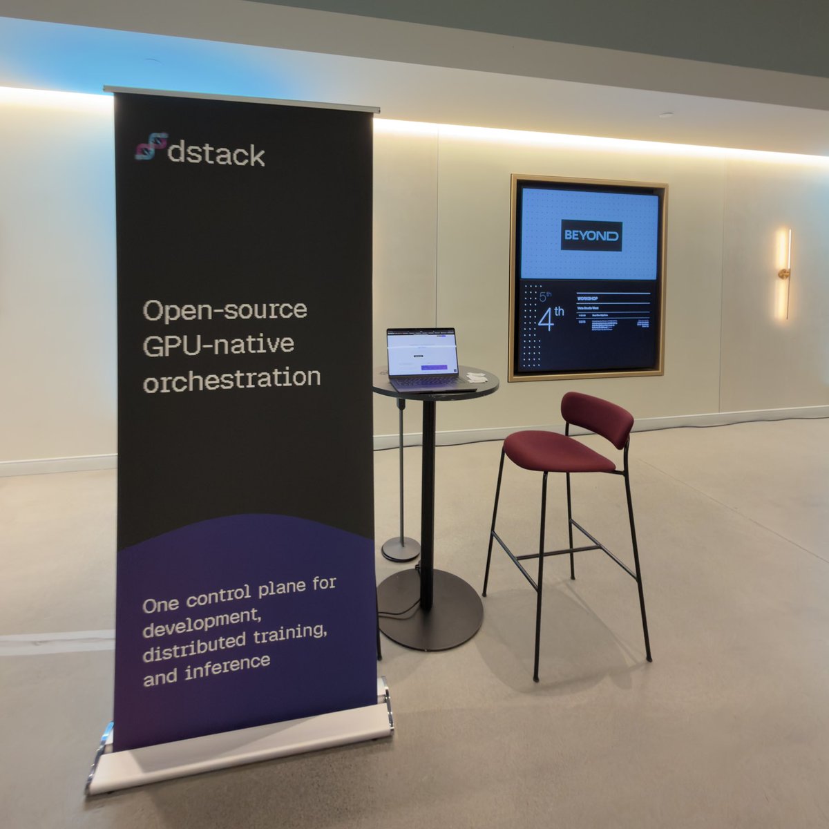 liracinai's tweet image. Come say hi to the @dstackai team! We’re at Beyond Summit by @tensorwave 🙌🏼