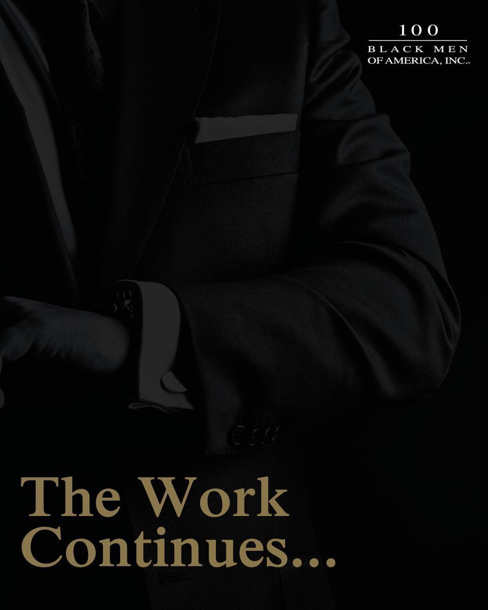 100BlackMen's tweet image. We remain committed to mentoring the next generation of leaders, building stronger communities, and creating lasting impact. That's what 100 Black Men of America stands for — every month, every year.

#100BlackMen #LeadershipInAction #MentorshipMatters #CommunityImpact
