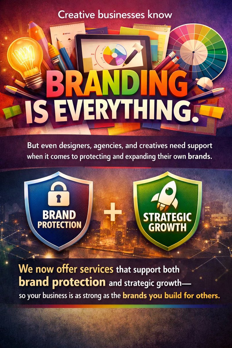 TrademarkCo's tweet image. thetrademarkcompany.com

#CreativeEntrepreneur #AgencyLife #BrandStrategy #TheTrademarkCompany