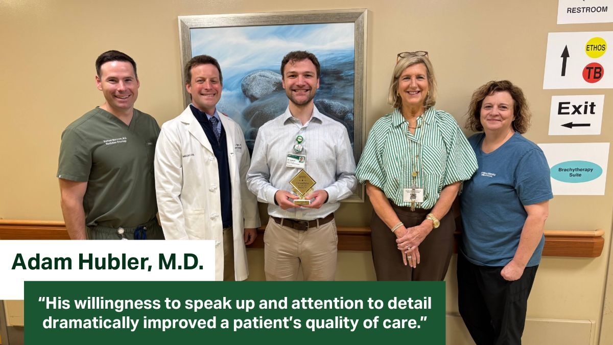 UABradonc's tweet photo. Congratulations to our Champions of Safety!

Our @UABHeersink Dept. of Radiation Oncology recognizes Jonathan Dodson, Adam Hubler, M.D., and Tasha White for Oct.–Dec. 2025 for their attention to detail, collaboration, and commitment to patient safety. https://t.co/CHIL8THc6A