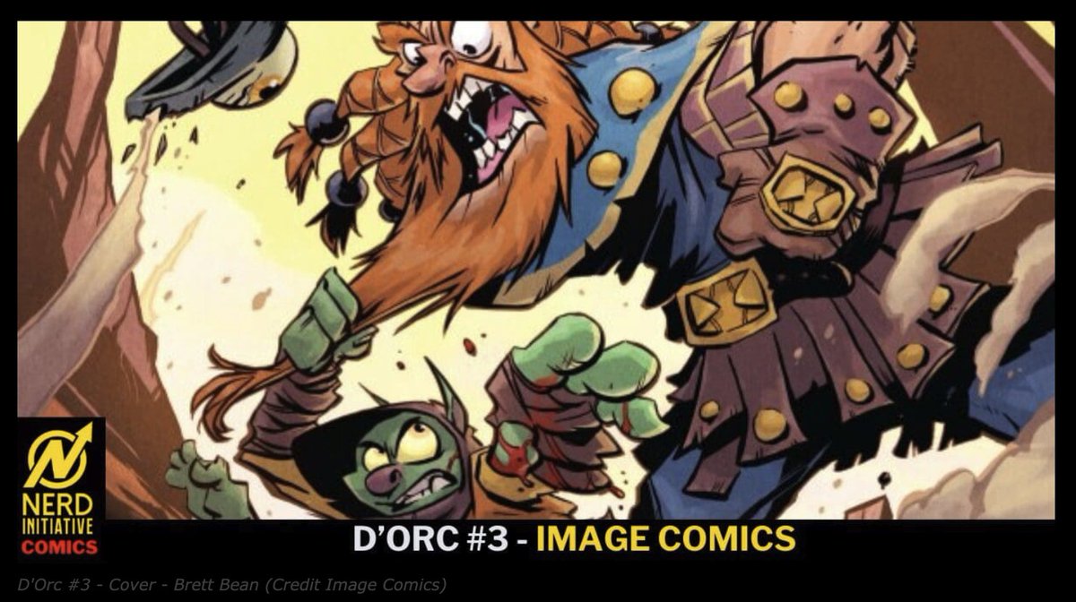 ImageComics's tweet image. Our friends at Nerd Initiative review D’ORC #3 by @2dbean calling it “an easy 10/10!” With incredible art and a wildly entertaining story, D’ORC is a must-read. Have you grabbed your copy?
ow.ly/fL3J50YFOcl