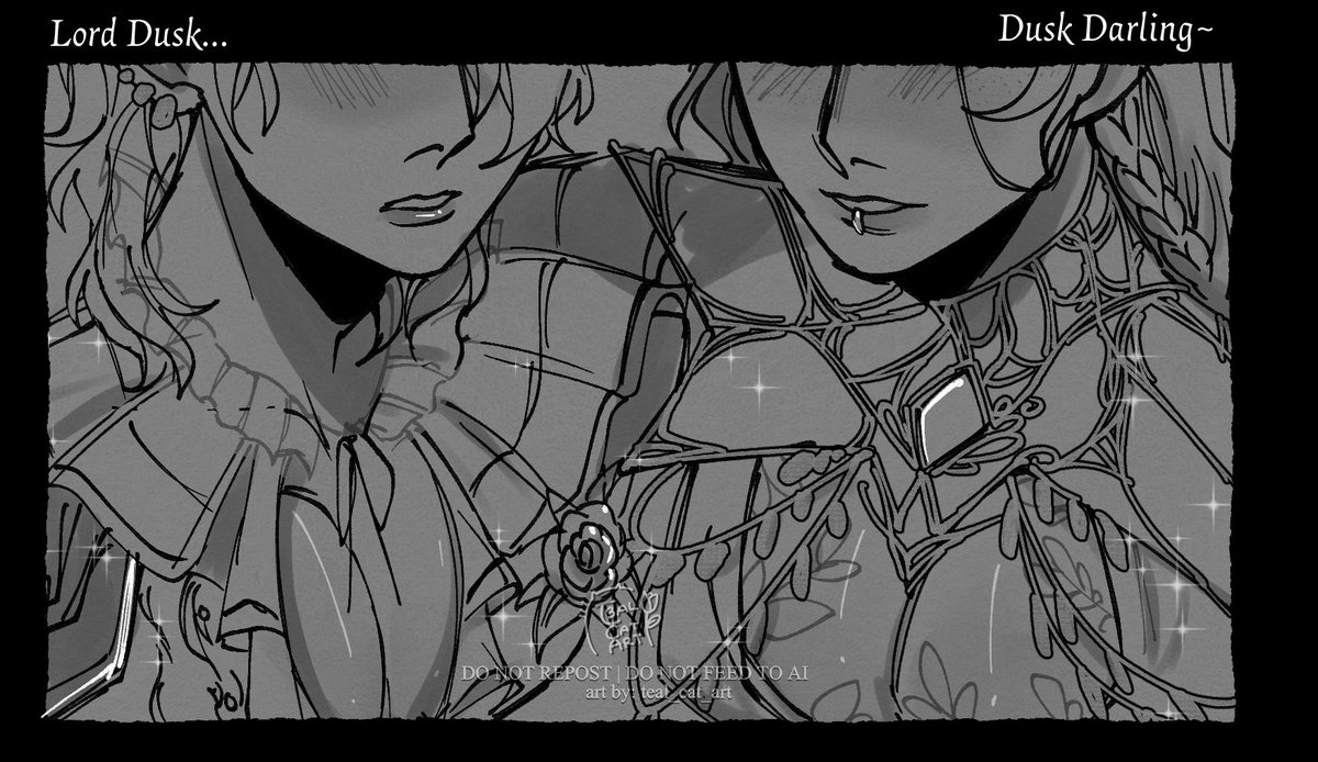 teal_cat_art's tweet image. [ Blessed Blossoms ]
🌹🎱⌛