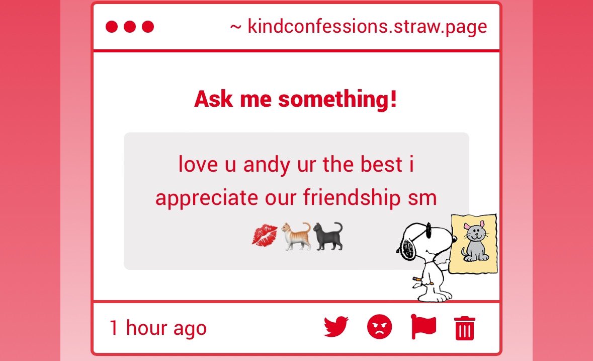 kind oasis confessions 💌 tweet media