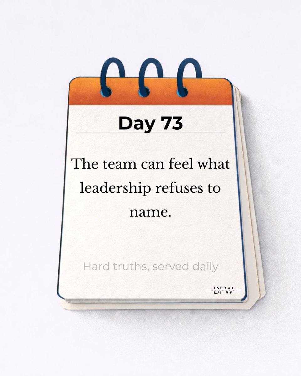 TheVirtualPM2's tweet photo. Day 73 | Straight, No Chaser

People know when priorities are fighting.

They know when decisions are shaky.

They know when something feels off even if nobody says it out loud.

What truth do you need to name before it gets bigger? https://t.co/eGOThp80Dq
