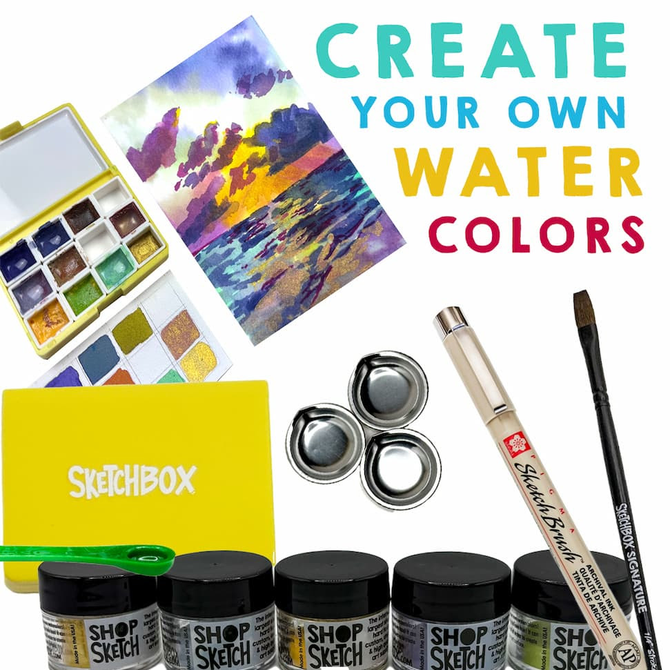 tryit2likeit's tweet image. Have you ever wanted to make your own watercolors? With Sketchbox you can. getsketchbox.com/refer/Janet-VX… @sketchbox #affiliate #diywatercolor #Makeit