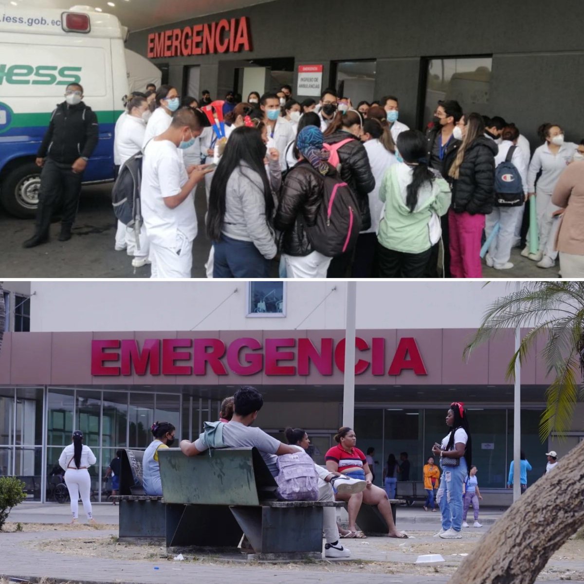🚨 EN MEDIO DE LA PROFUNDA CRISIS DEL SISTEMA DE SALUD, EL GOBIERNO EJECUTA DESPIDOS MASIVOS EN HOSPITALES DE ECUADOR

Desde el lunes 13 de abril se reportan desvinculaciones masivas de médicos, odontólogos, enfermeras y personal administrativo en hospitales y centros de salud