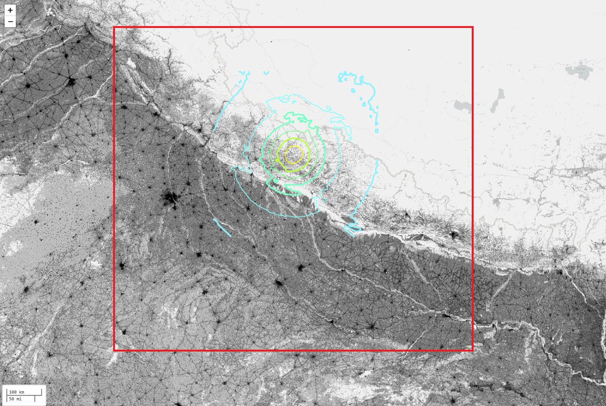 epic_earthquake's tweet image. After mentioned #Uttarakhand-#UttarPradesh #India-#Nepal border #earthquake Around one hour later small 2.4 M recorded near this location &amp;amp; massive ~6.5 #Magnitude possible this region

#tremors may reach dense populated regions #Shimla #Haridwar #Delhi #Meerut #Kanpur #Lucknow