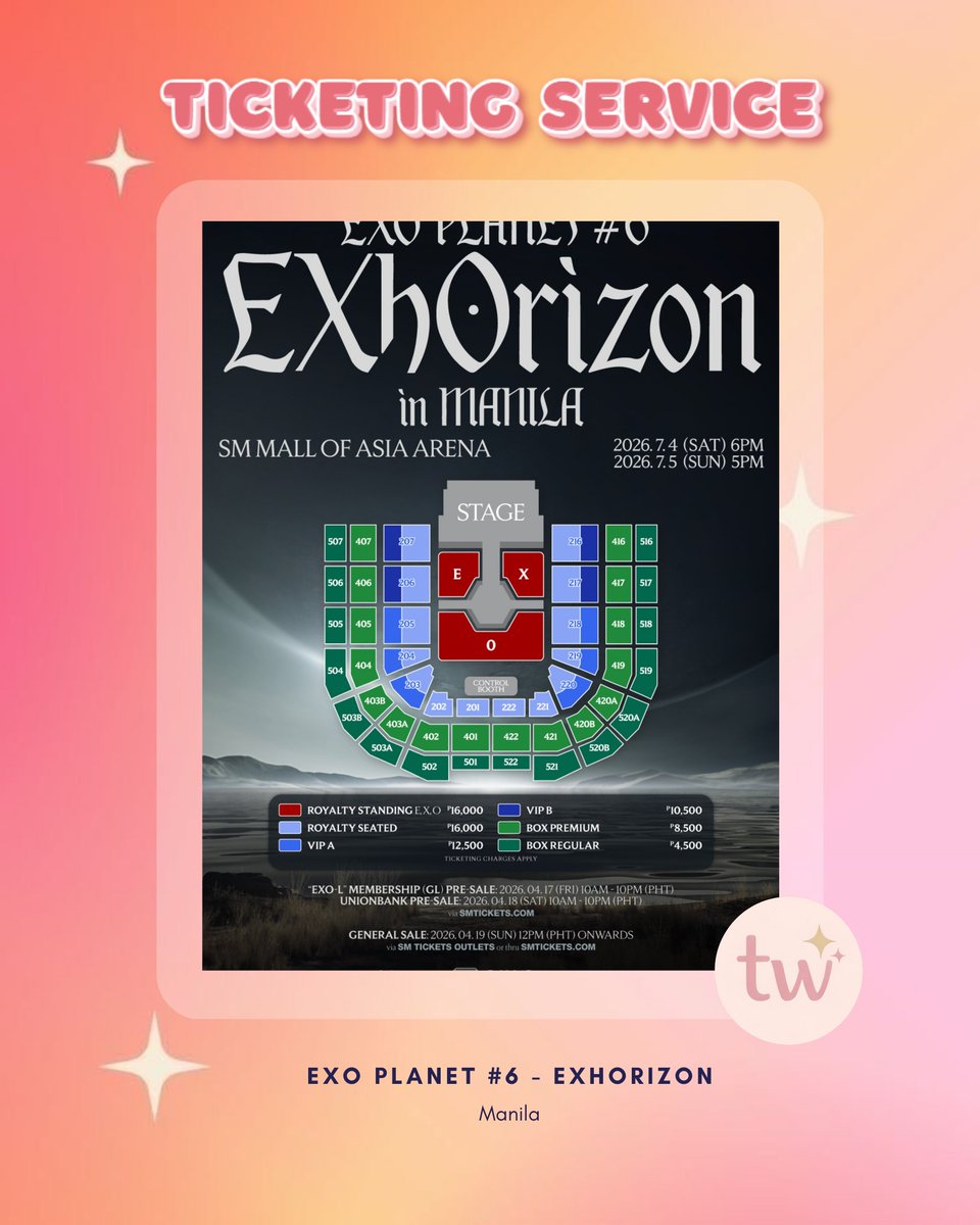 Ticketing Service | JASTIP JASWAR NCT JNJM EXO tweet media