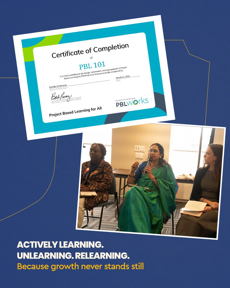 SuchitraAcad's tweet image. We celebrate the inspiring learning journey of our Principal, Dr. Radhika Srinivasan—championing growth, global engagement, and lifelong learning. Her leadership fosters a culture of curiosity, reflection, and excellence.
 #EducationalLeadership #GlobalEducation #SuchitraAcademy