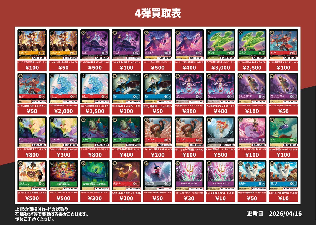 ディズニー・ロルカナ専門店ロアマスター tweet media