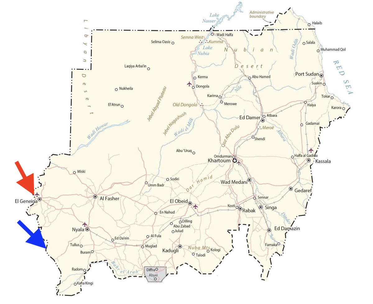 Today's quick update [Apr 15]:

- SAF drone strikes in Adekong, West Darfur, on the border with Chad; at least 3 people reported killed and dozens injured.

- SAF drone strike on Um Dukhun, Central Darfur. 

- Today marks 3 full years of war in Sudan. 

#KeepEyesOnSudan