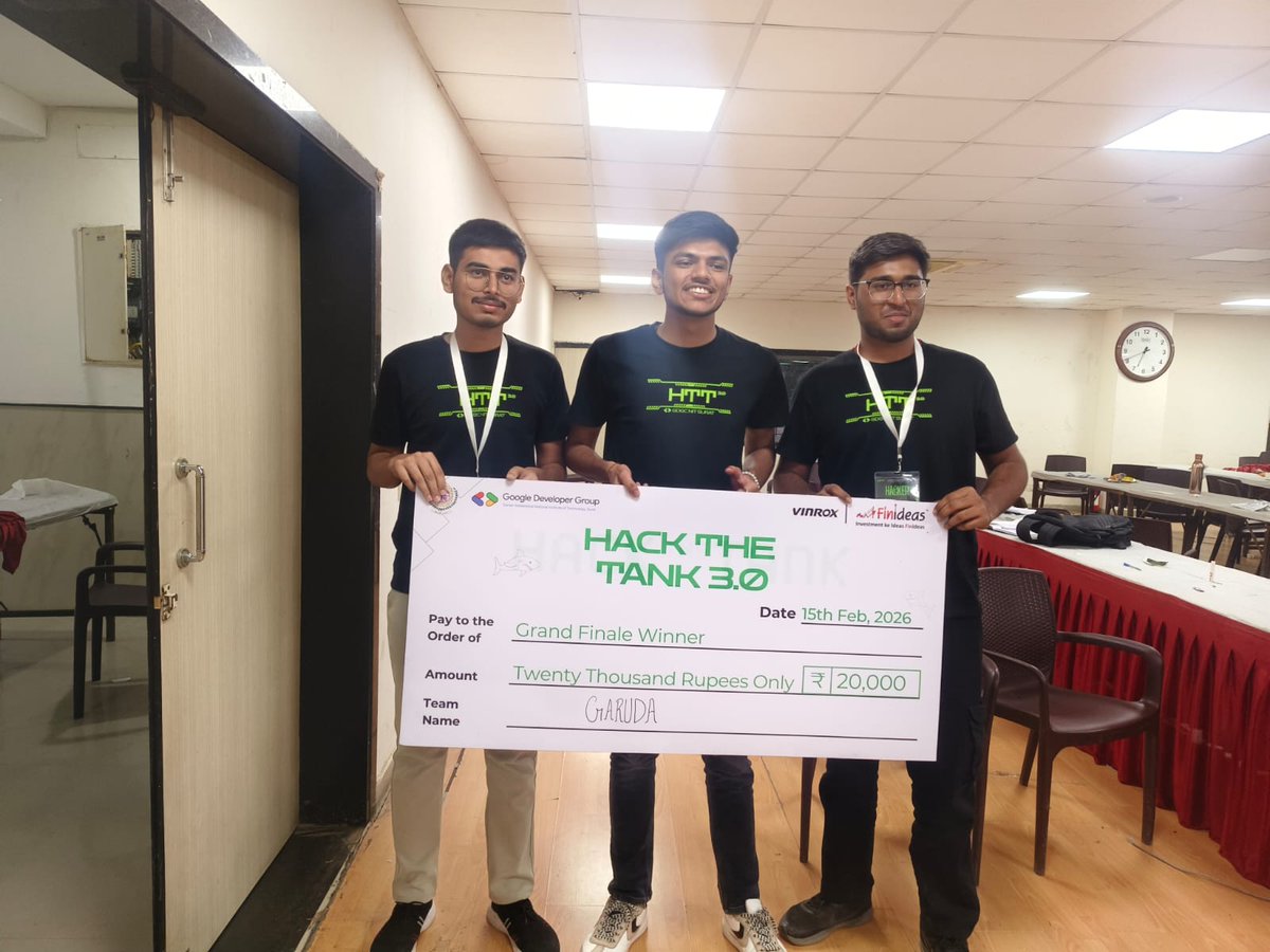 teamgarudanest's tweet photo. We won a hackathon !!
Not with a fancy AI wrapper. Not with a clone.
With a lead management mobile app that actually solved a real sales problem.
FinIdeas โ built in hours. Won on merit.
That's the Garuda Nest standard. ๐ฆ
#HackathonWinner #SalesTech #ProductBuilding https://t.co/dXqqzryifO
