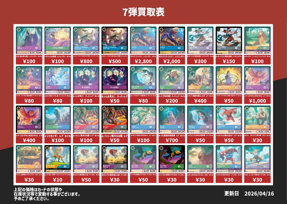 ディズニー・ロルカナ専門店ロアマスター tweet media