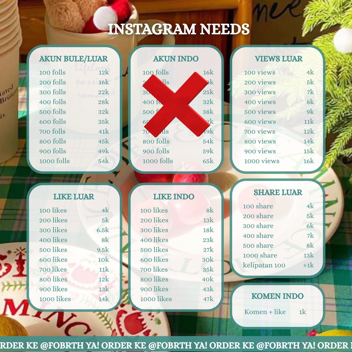 Zonauang jual followers instagram tiktok youtube views like indo