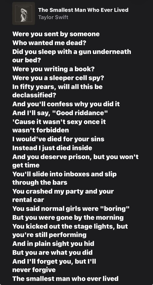 what possessed her to write this-