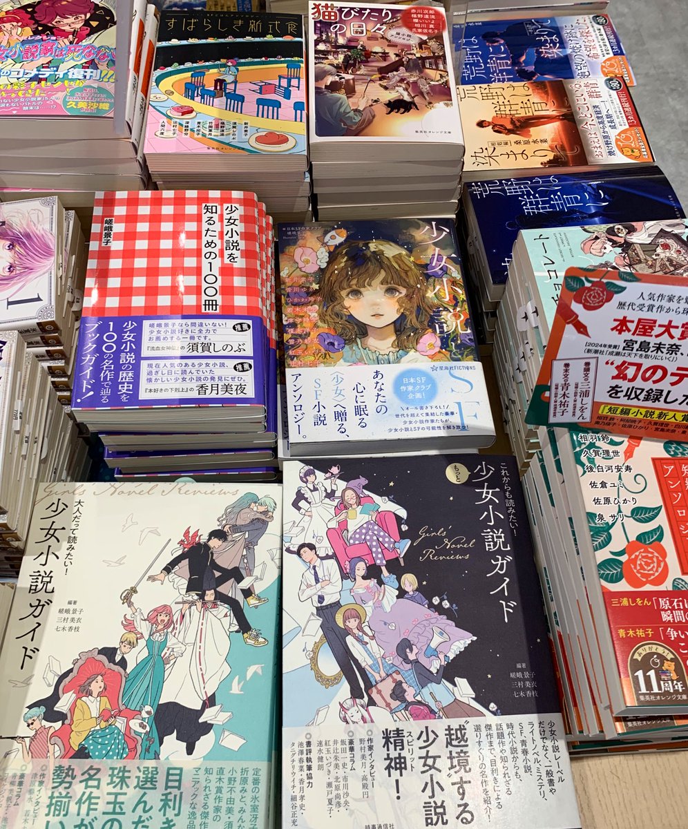 【2階BOOK SALON】
🌟コバルト文庫創刊50周年フェア🌟

少女小説のガイドブックやアンソロジーもありますので、ご来店の際はぜひご覧ください♪MT
