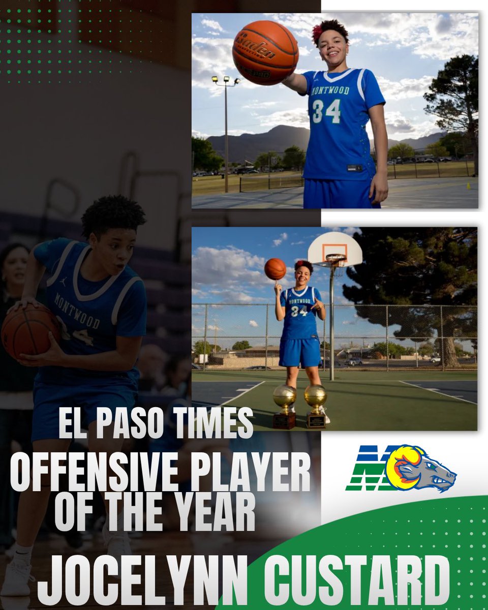 ramgirlshoops's tweet image. Huge congratulations to @Ballin4lJoc7 for being named the El Paso Times Offensive Player of the Year!!! So proud of you!! Keep working hard!💚💙🏀🐏 @MontwoodHS