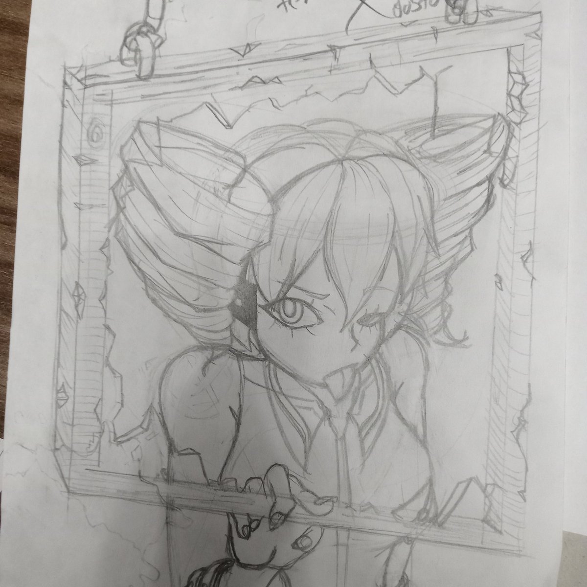 EbonRh's tweet image. Para no dejarlos sin contenido, comparto este dibujo cancelado, no me convenció ya que lo vi sin propósito, mi narrativa, tiene muchos errores y al llegar a cierto punto ya ni sabía que quería hacer.

#traditionalarts #kasaneteto #artㅤㅤㅤㅤ