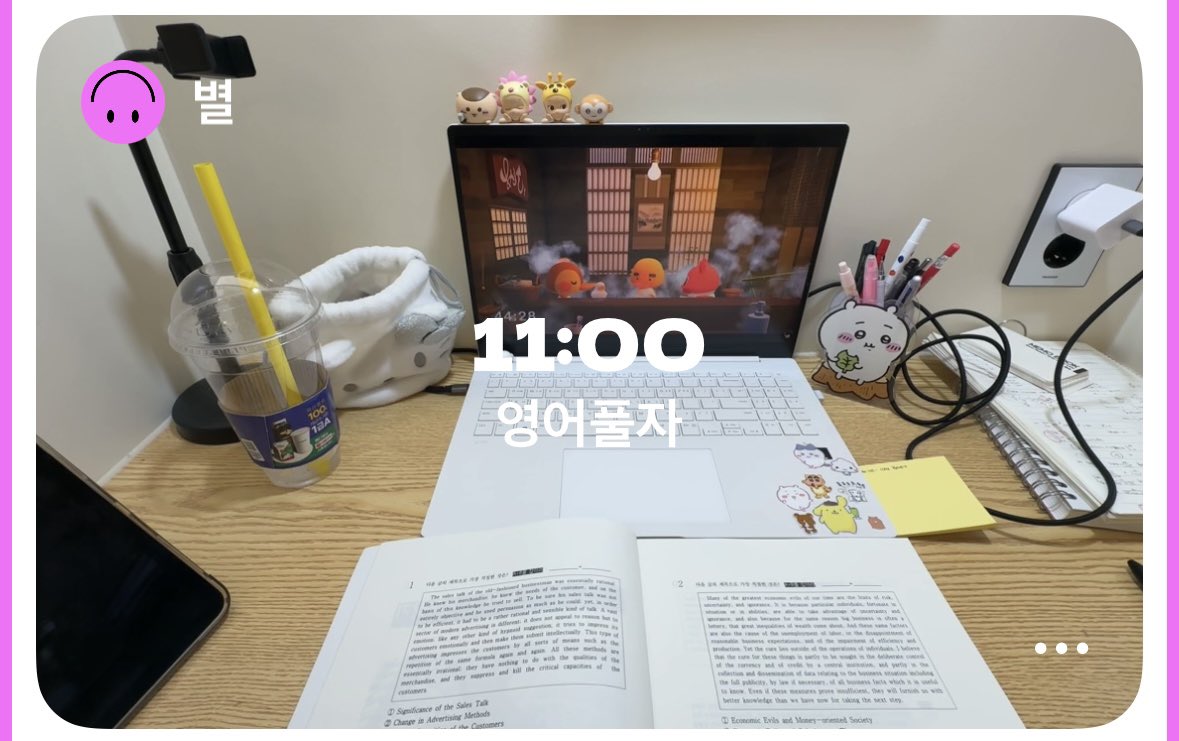 yuiopppmm's tweet image. 제 셋로그가 궁금하신가요... 
평일 오전은 항상 똑같음.. 독서실에서 공부하기 😭
#study ..