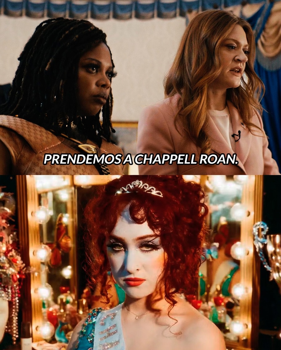 jlinzombie's tweet photo. No universo de The Boys, Chappell Roan foi presa por ser sáfica e maltratar uma criança. https://t.co/Cck0knfDwU