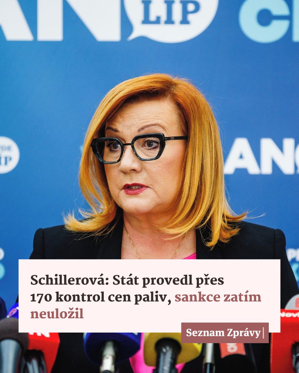 SeznamZpravy's tweet image. ⛽ Podle Aleny Schillerové pumpaři dodržují vládou nastavené ceny pohonných hmot, vyplynulo to z dosavadních kontrol. 

❌ Zatím nepadla žádná sankce. Regulace potrvá minimálně do konce dubna.

Více na webu SZ
📎 seznamzpravy.cz/clanek/304137

📷 Seznam Zprávy
