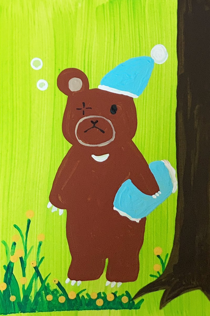 春の目覚め

#アナログ画 
#絵描きさんと繋がりたい