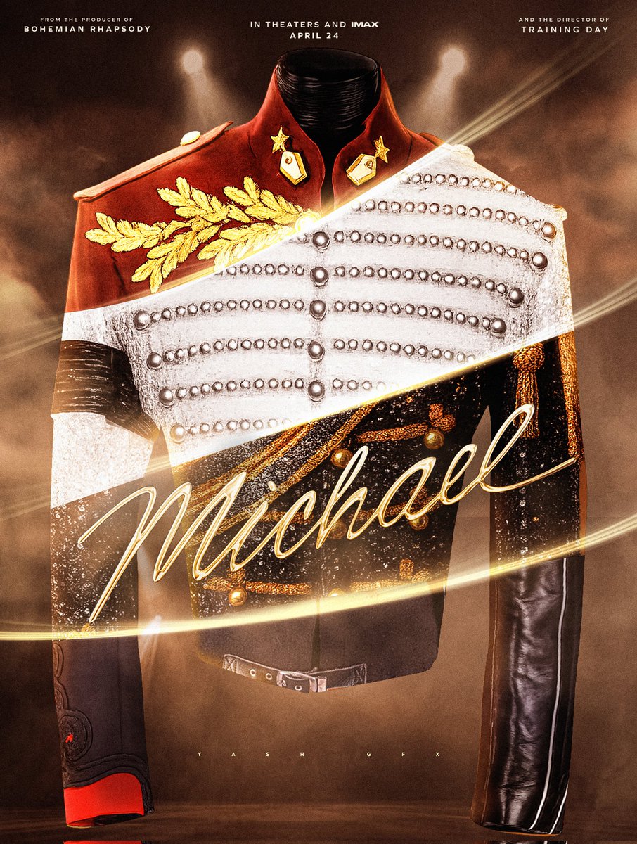 yashgfx_'s tweet image. "If you want to make the world a better place, take a look at yourself, and make a change" - #MJ
.
Poster design  by @yashgfx_ 
.
#MichaelJackson @michaelmovie