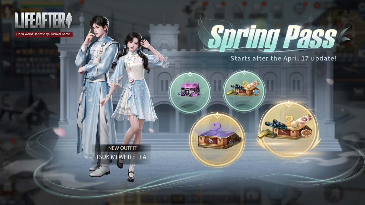 LifeAfter Spring Pass Tsukimi White Tea Outfit - Image 2