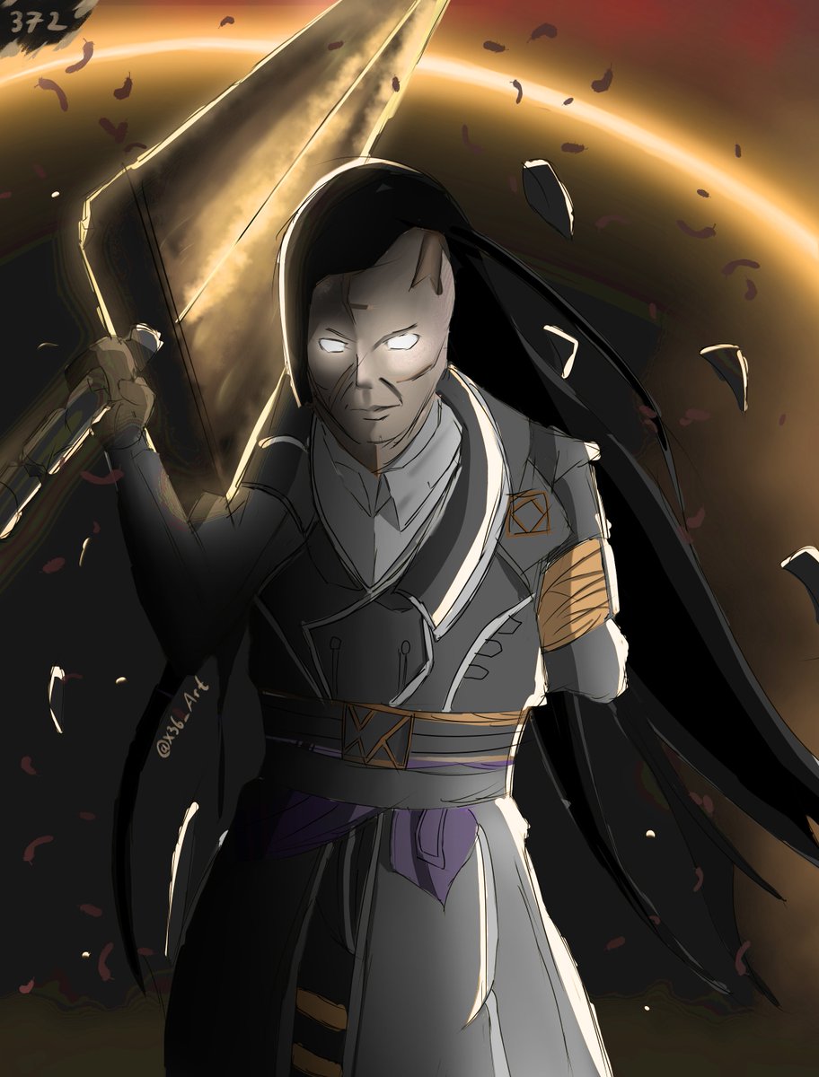 Day 372 
Major #expedition33 endgame spoilers!
.
.
.
Simon!🌟
I did not like this boss fight, but I still enjoyed the cinematic of him, and I wanted to do a drawing of him regardless!