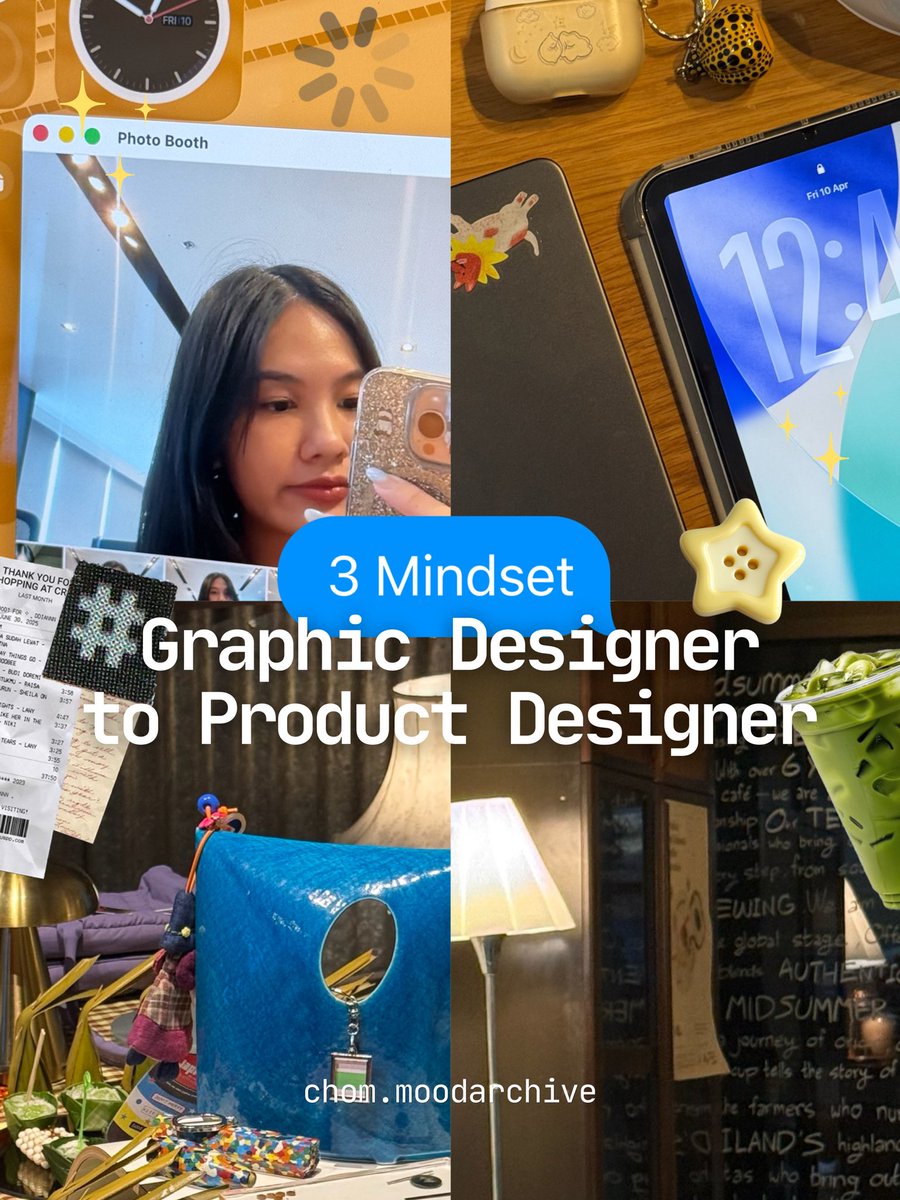 chommoodarchive's tweet image. หลายคนสงสัยว่า Product Designer ดีไซน์งานต่างจากเดิมยังไง? คำตอบไม่ใช่แค่เรื่องเครื่องมือ แต่คือ ”วิธีคิด“ ที่ละเอียดขึ้น ชมถอด 3 Mindset จากประสบการณ์ตรงมาฝากกัน
#productdesigner #uiuxdesign #uxui #ออกแบบ #chommoodarchive