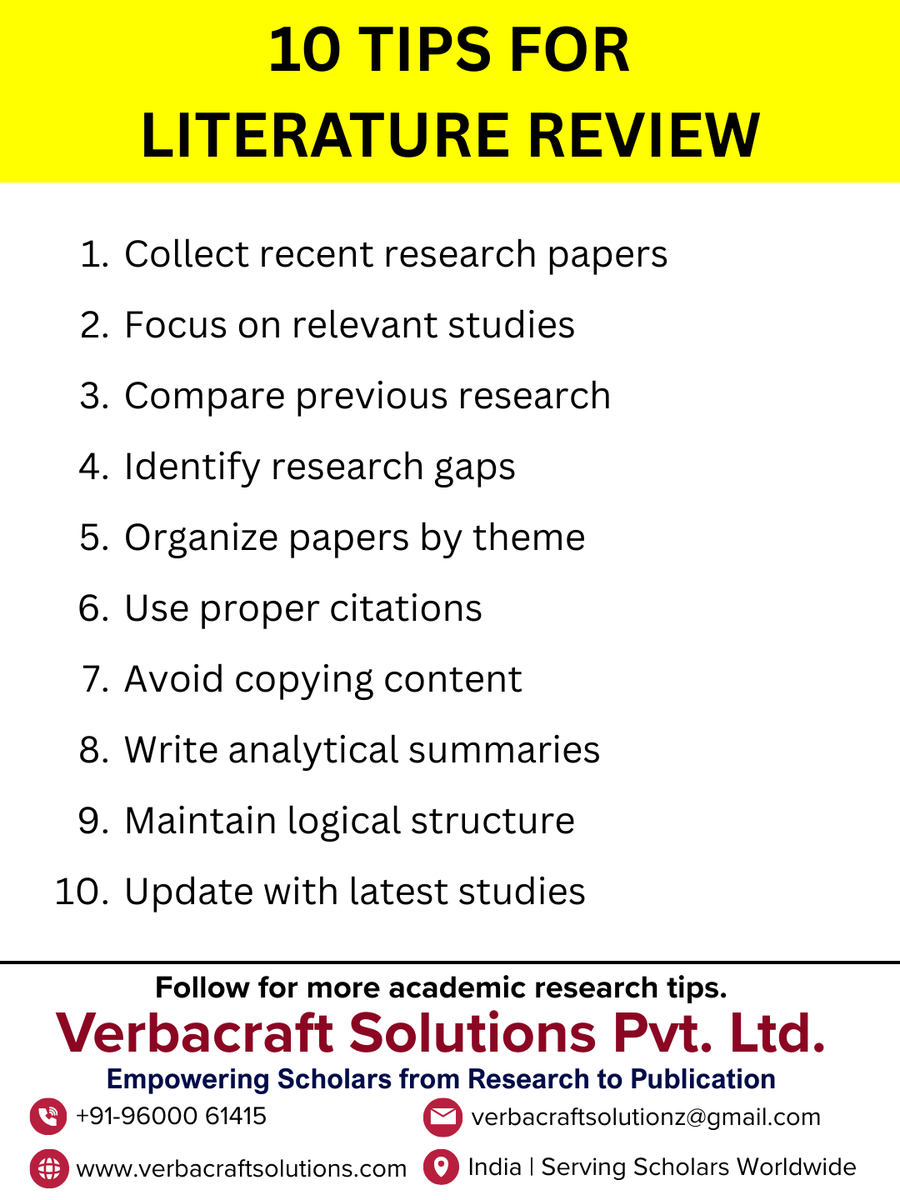 Verbacraft1980's tweet image. VerbaCraft Solutions Pvt. Ltd.
Contact: +91-96000 61415, Mail: verbacraftsolutionz@gmail.com
#PhDSupport #ResearchPaper #JournalPublication #VerbacraftSolutions
