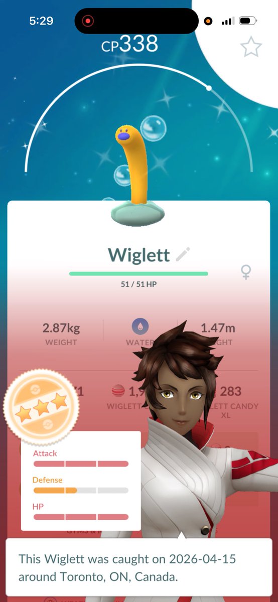 Beach day! Drove all the way to a damn beach in Toronto just to get some wiglets. But 60 wiglets in 2 hours isn’t bad!  Plus a shiny that can silver bottle cap to shundo 🤣. #PokemonGo