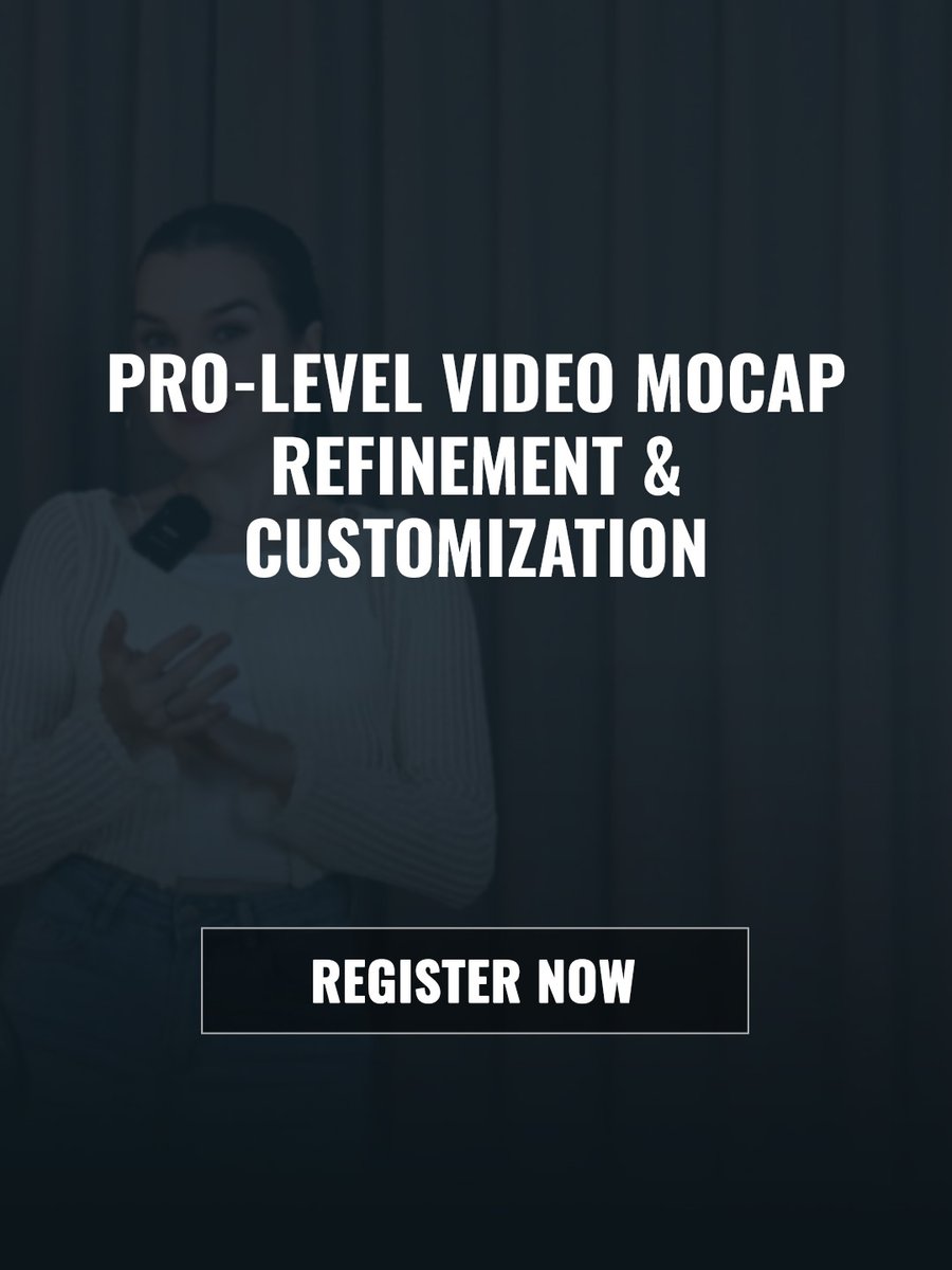 reallusion's tweet image. 💡 Still searching for budget‑friendly motion capture? Join our webinar to learn how to apply affordable techniques and accelerate mocap data blending with #AccuPose. 

Register Now 🔥: reallusion.software/vif

#3danimation #freewebinar #reallusion #videomocap