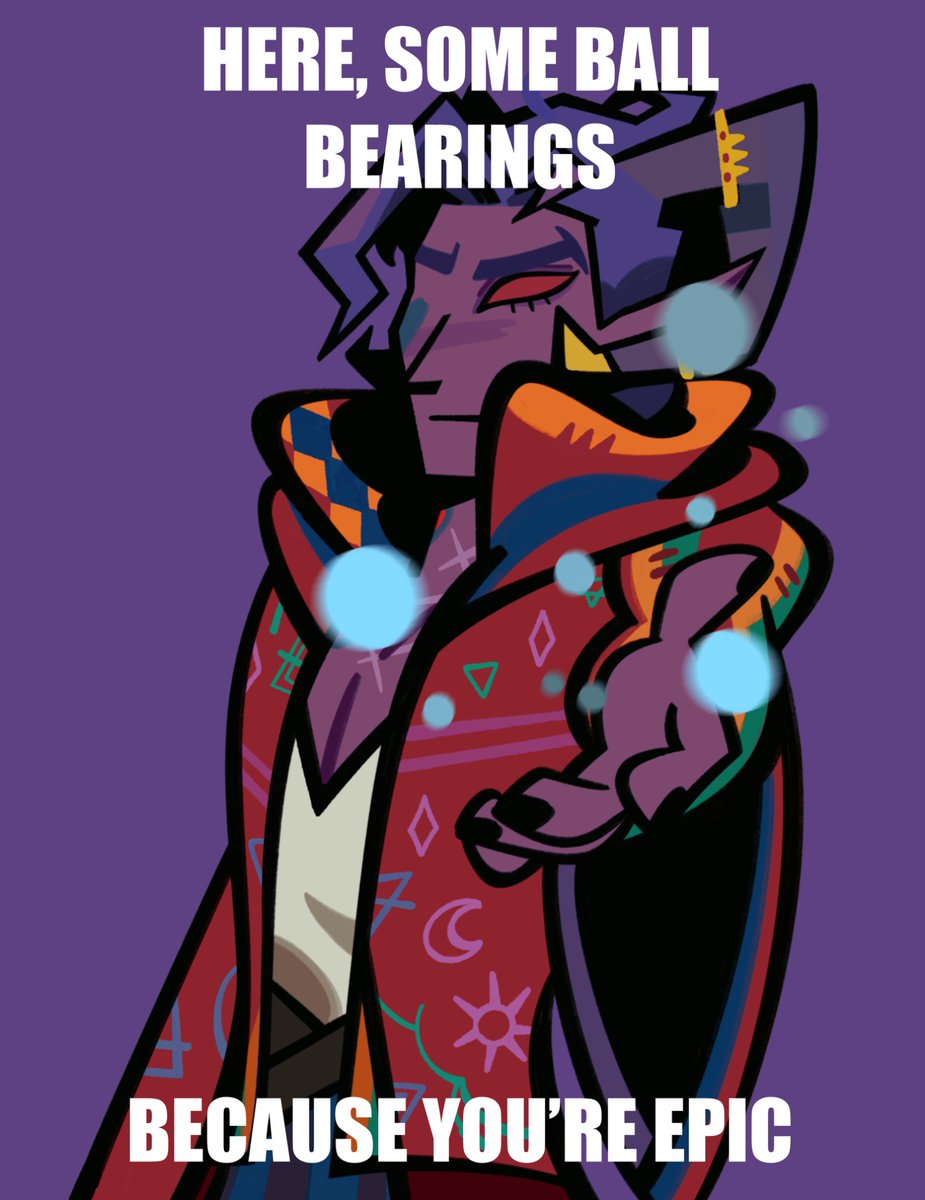 they will forget about the dodecahedron buff but gods forbid if they ever forget about the pocket bacon or the ball bearings.

#themightynein ; #criticalrole