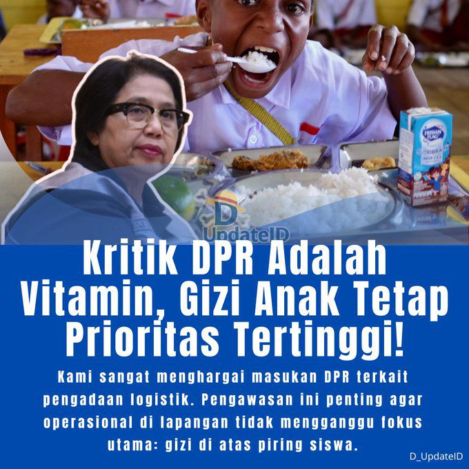 Fran08987191847's tweet image. Kritik adalah vitamin bagi kebijakan. Namun, gizi anak tetap menjadi prioritas utama demi mencetak generasi unggul Indonesia.

#GiziAnakBangsa #ProgramNasional #PengawasanDPR #GenerasiSehat #JagaIndonesia