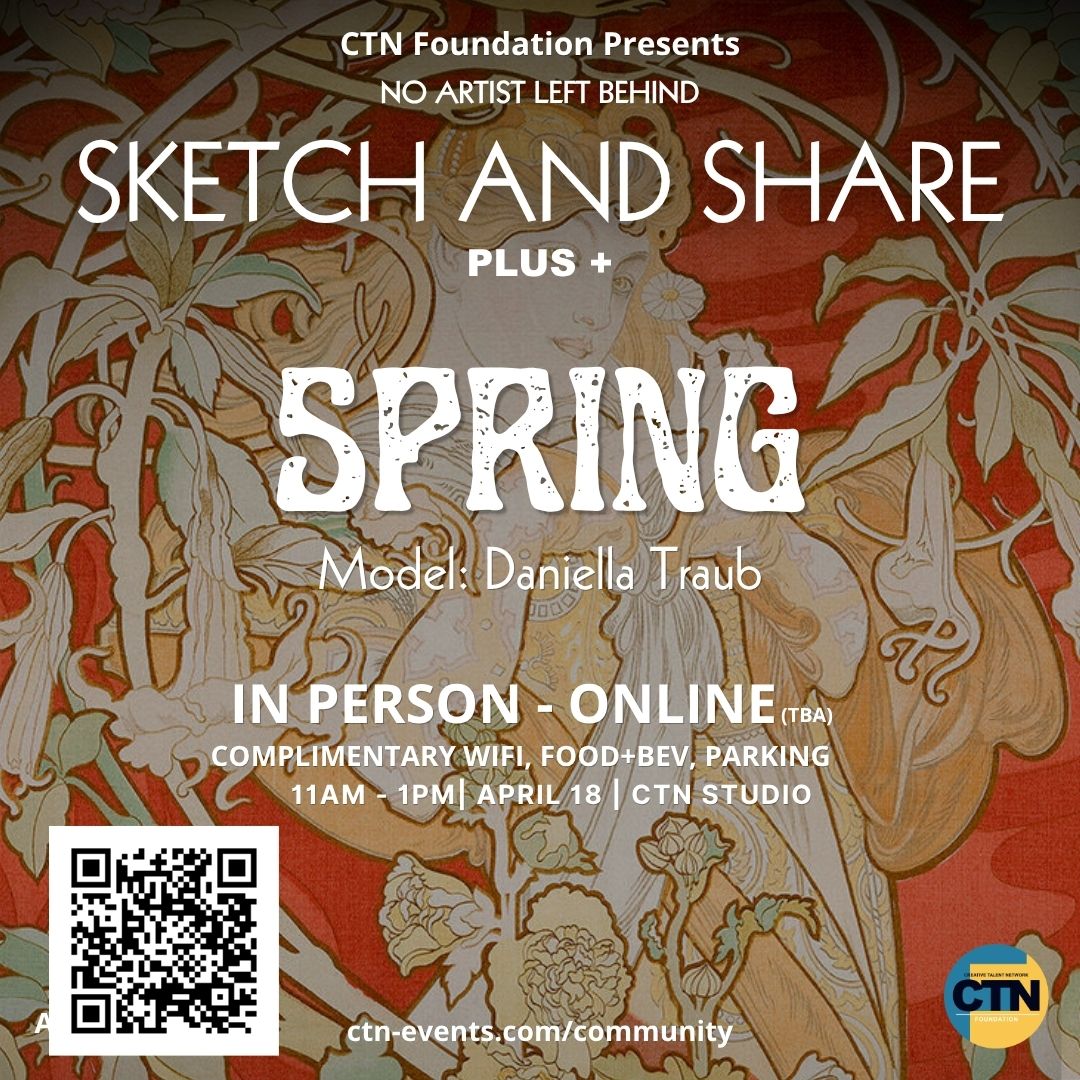 No Artist Left Behind isn’t just something we say—it’s how we show up. 
Newsletter: mailchi.mp/ctnexpo/ctnsat…
Tickets: zeffy.com/en-US/ticketin…
Every Saturday - It's just us and we’d love to see you.