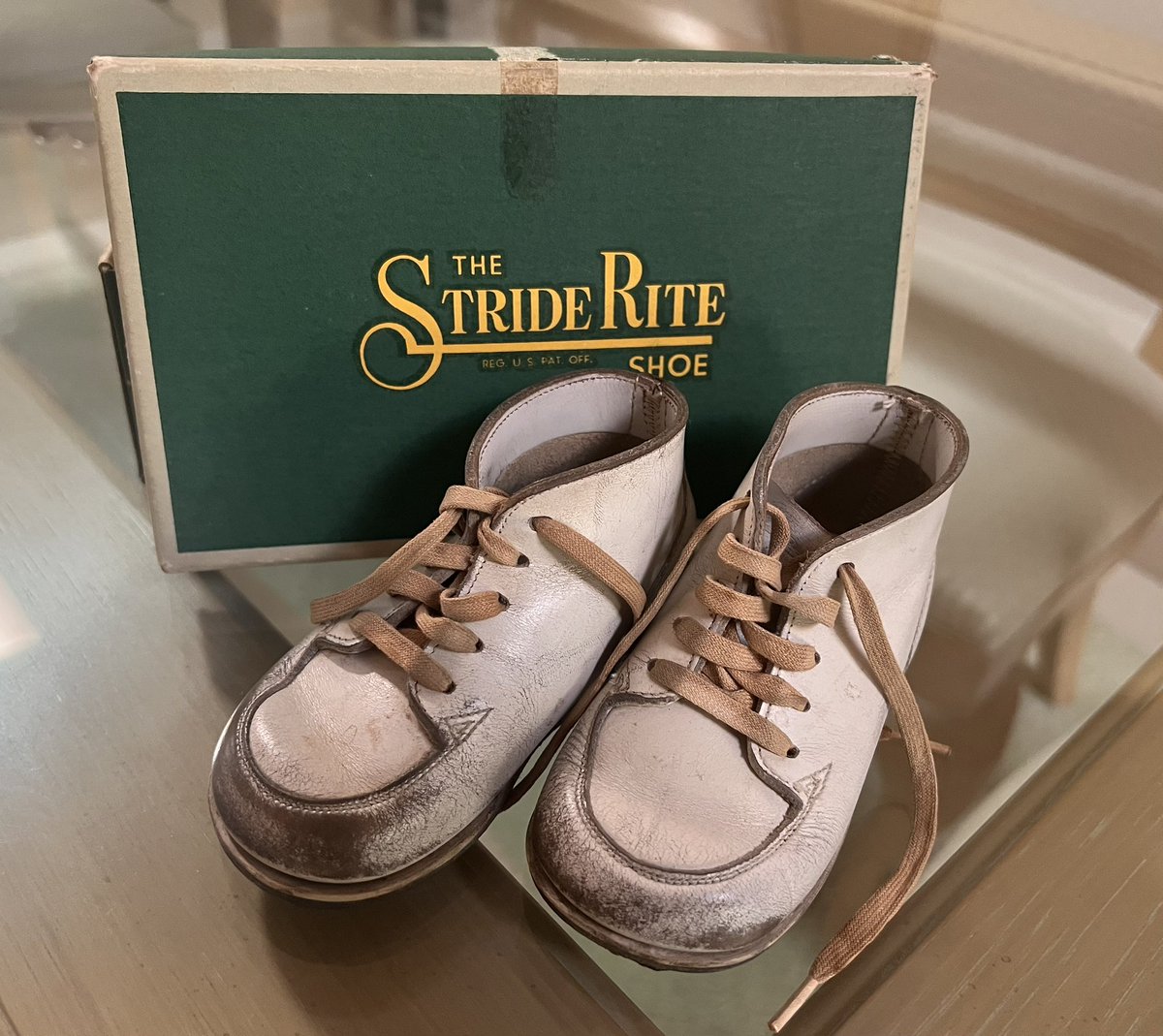 MarnieBGS's tweet photo. Hey @striderite! 1972 &amp; your shoebox held up so well 😊 https://t.co/xVyPZ905al